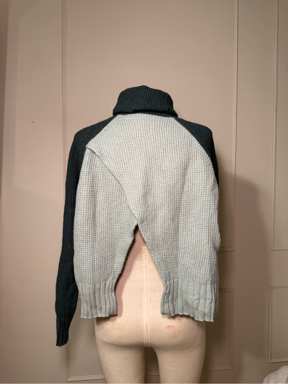 Madewell Colorblock Turtleneck Sweater Size L